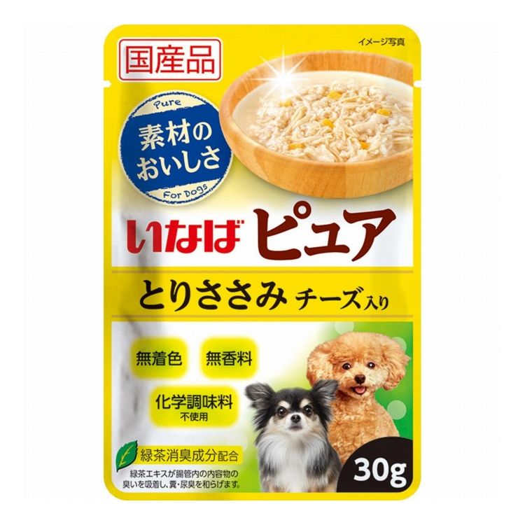 いなばペットフード ピュアパウチ とりささみ チーズ入り 30g