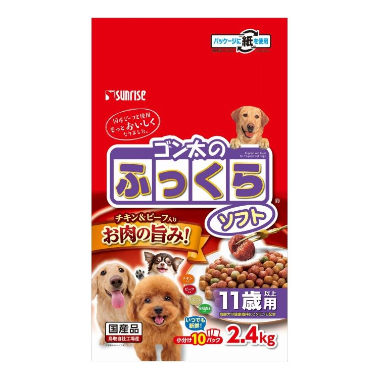 乐天商城 - マルカン サンライズ ゴン太のふっくらソフト 11歳以上用 2.4kg