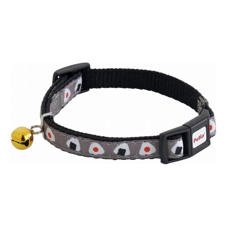ペティオ 猫用首輪 CAT COLLAR オニギリ グレー