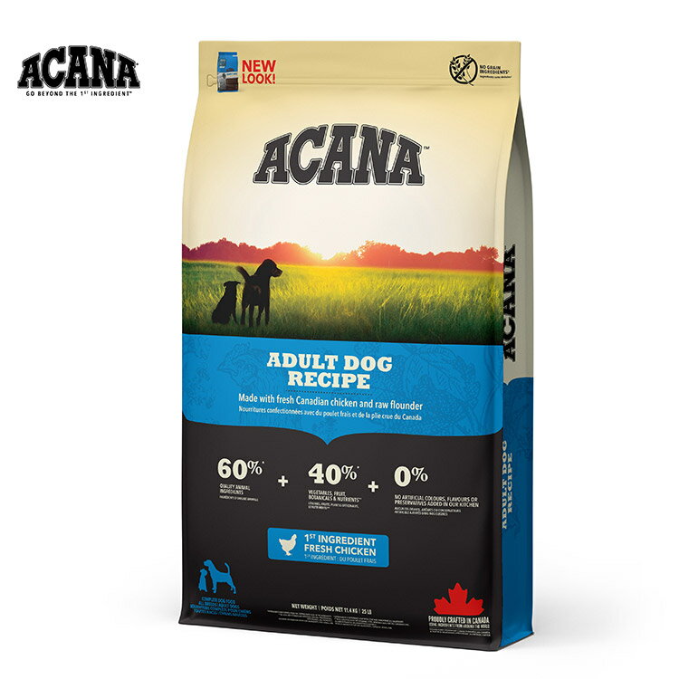 樂天商城 - アカナ アダルトドッグレシピ 11.4kg ACANA 犬用 いぬ用 フード ドッグフード ペットフード【送料無料】