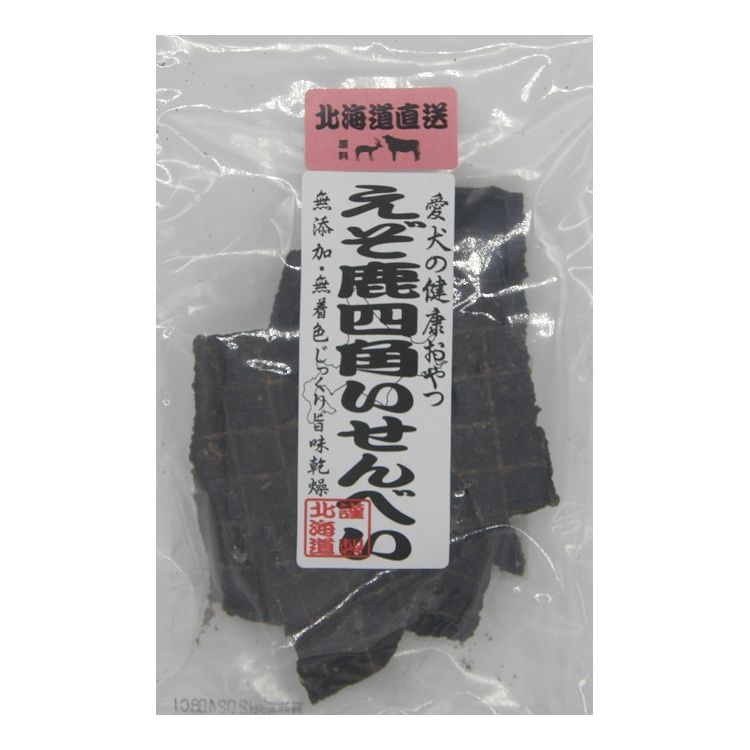 T・Iコーポレーション えぞ鹿四角いせんべい 50g