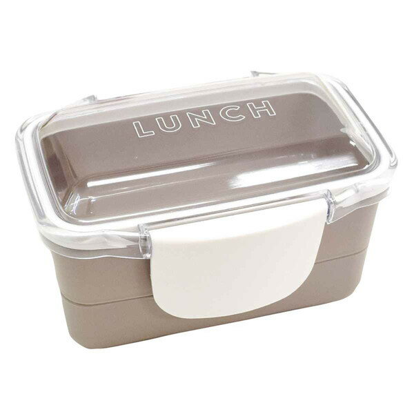 Rakuten - 日本製 弁当箱 time for LUNCH ドーム2段ランチボックス560ml560ml グレー(代引不可)