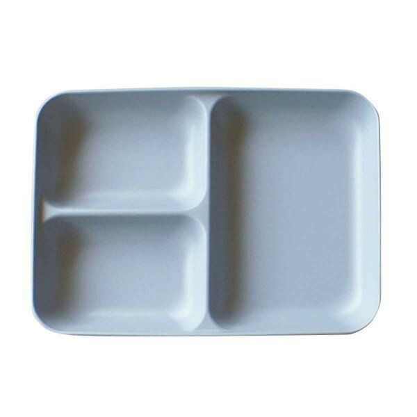 Rakuten - ランチプレート 21.5cm レクタングル MIN FARG 子供 食器 プラスチック 子供用食器 食洗機対応 スタッキング ネイビー(代引不可)