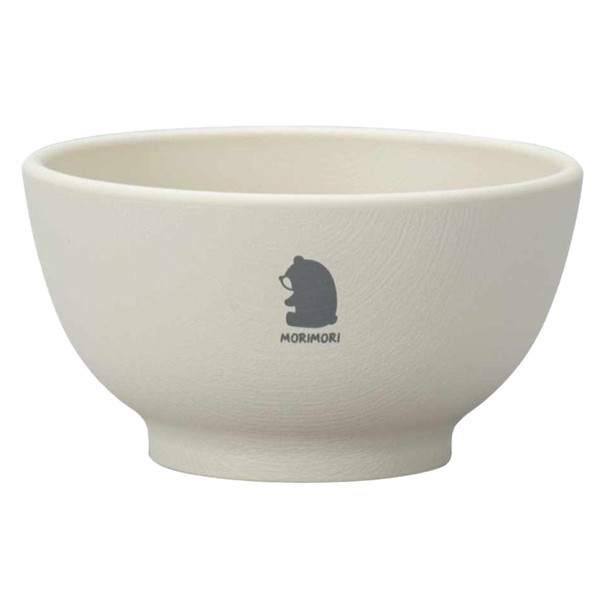 ボウル 10cm MORIMORI 子供用食器 プラスチック ホワイト(代引不可)