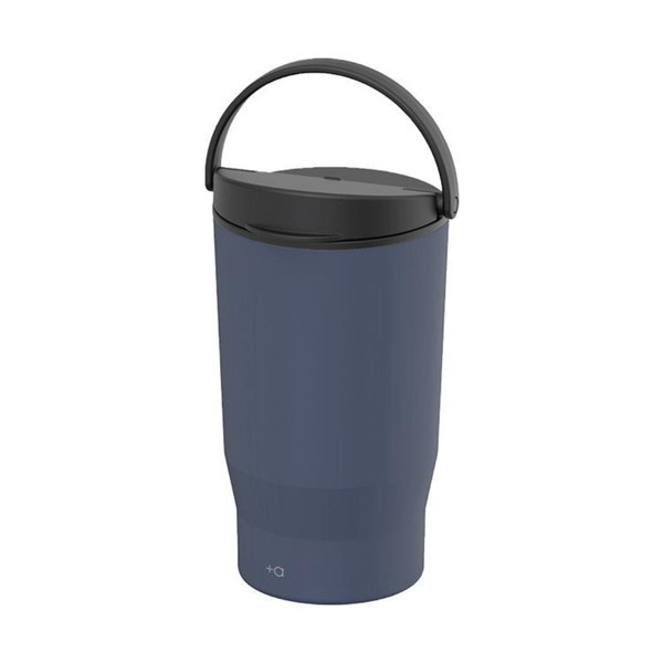 プラスエーハンドル付きコーヒータンブラー350ml ネイビー(代引不可)【送料無料】