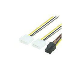 乐天商城 - 変換名人 IDE→PCI-E電源 IDEP-PCIE6P(代引不可)【メール便配送】【送料無料】