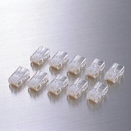 RJ45コネクタ(10個セット)LD-RJ45T10A エレコム(代引不可)【メール便配送】【送料無料】 RJ45コネクタ(10個セット)LD-RJ45T10A エレコム(代引不可)【メール便配送】【送料無料】