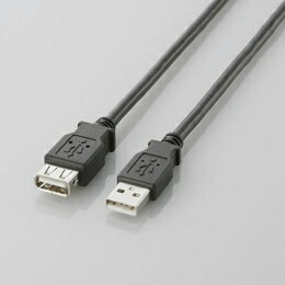 USB2.0延長ケーブル(A-A延長タイプ)U2C-E05BK エレコム(代引不可)【メール便配送】【送料無料】(2.0)