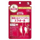 【商品詳細】年齢とともに変化する女性の健康に着色料、香料、保存料すべて無添加健康成分「大豆イソフラボン」は、おなかの中で腸内細菌により「エクオール」という成分になることでそのパワーを発揮します。この「エクオール」を体内で作れるのは日本人の約2人に1人と言われており、「エクオール」を直接摂ることをおすすめします。全成分表示（製造時、1日目安量あたりの含有量）発酵大豆イソフラボン（エクオール2mg含有） 23.6mgブラックコホシュエキス 12.0mg酵素処理ヘスペリジン 31.3mgテアニン 25.0mg粉末還元麦芽糖 94.3mg結晶セルロース 81.9mgグルコース 28.0mgシクロデキストリン 12.7mgステアリン酸カルシウム 6.4mg微粒酸化ケイ素 4.8mg栄養成分表示エネルギー 1.2kcalたんぱく質 0.041g脂質 0.0014〜0.014g炭水化物 0.25g食塩相当量 0〜0.00099gカルシウム 0.086〜0.86mgエクオール 2.0mgテアニン 25.0mg原材料名粉末還元麦芽糖、グルコース、大豆胚芽抽出発酵物、ブラックコホシュエキス/結晶セルロース、酵素処理ヘスペリジン、テアニン、シクロデキストリン、ステアリン酸カルシウム、微粒酸化ケイ素内容量9.6g（320mg×30粒）召し上がり方1日の目安：1粒栄養補助食品として 1日1粒を目安に、かまずに水またはお湯とともにお召し上がりください。※短期間に大量に摂ることは避けてください。食生活は、主食、主菜、副菜を基本に、食事のバランスを。使用上の注意乳幼児・小児の手の届かない所に置いてください。乳幼児・小児には与えないでください。妊娠・授乳中の方は摂らないでください。薬を服用中、通院中の方及び肝機能検査で異常のある方は医師にご相談ください。食物アレルギーの方は原材料名をご確認の上、お召し上がりください。体質体調により、まれに体に合わない場合（発疹、胃部不快感など）があります。その際はご使用を中止ください。天然由来の原料を使用のため色等が変化することがありますが、品質に問題はありません。保管および取扱い上の注意直射日光を避け、湿気の少ない涼しい所に保存してください。賞味期限　パッケージに記載栄養補助食品日本製発売元、製造元、輸入元又は販売元小林製薬※予告なくパッケージリニューアルをされる場合がございますがご了承ください。※パッケージ変更に伴うご返品はお受け致しかねます。※メーカーの都合により予告なくパッケージ、仕様等が変更となる場合がございます。※当店はJANコードにて管理を行っている為、それに伴う返品、交換等はお受けしておりませんので事前にご了承の上お買い求めください。【送料について】北海道、沖縄、離島は送料を頂きます。【商品詳細】年齢とともに変化する女性の健康に着色料、香料、保存料すべて無添加健康成分「大豆イソフラボン」は、おなかの中で腸内細菌により「エクオール」という成分になることでそのパワーを発揮します。この「エクオール」を体内で作れるのは日本人の約2人に1人と言われており、「エクオール」を直接摂ることをおすすめします。全成分表示（製造時、1日目安量あたりの含有量）発酵大豆イソフラボン（エクオール2mg含有） 23.6mgブラックコホシュエキス 12.0mg酵素処理ヘスペリジン 31.3mgテアニン 25.0mg粉末還元麦芽糖 94.3mg結晶セルロース 81.9mgグルコース 28.0mgシクロデキストリン 12.7mgステアリン酸カルシウム 6.4mg微粒酸化ケイ素 4.8mg栄養成分表示エネルギー 1.2kcalたんぱく質 0.041g脂質 0.0014〜0.014g炭水化物 0.25g食塩相当量 0〜0.00099gカルシウム 0.086〜0.86mgエクオール 2.0mgテアニン 25.0mg原材料名粉末還元麦芽糖、グルコース、大豆胚芽抽出発酵物、ブラックコホシュエキス/結晶セルロース、酵素処理ヘスペリジン、テアニン、シクロデキストリン、ステアリン酸カルシウム、微粒酸化ケイ素内容量9.6g（320mg×30粒）召し上がり方1日の目安：1粒栄養補助食品として 1日1粒を目安に、かまずに水またはお湯とともにお召し上がりください。※短期間に大量に摂ることは避けてください。食生活は、主食、主菜、副菜を基本に、食事のバランスを。使用上の注意乳幼児・小児の手の届かない所に置いてください。乳幼児・小児には与えないでください。妊娠・授乳中の方は摂らないでください。薬を服用中、通院中の方及び肝機能検査で異常のある方は医師にご相談ください。食物アレルギーの方は原材料名をご確認の上、お召し上がりください。体質体調により、まれに体に合わない場合（発疹、胃部不快感など）があります。その際はご使用を中止ください。天然由来の原料を使用のため色等が変化することがありますが、品質に問題はありません。保管および取扱い上の注意直射日光を避け、湿気の少ない涼しい所に保存してください。賞味期限　パッケージに記載栄養補助食品日本製発売元、製造元、輸入元又は販売元小林製薬