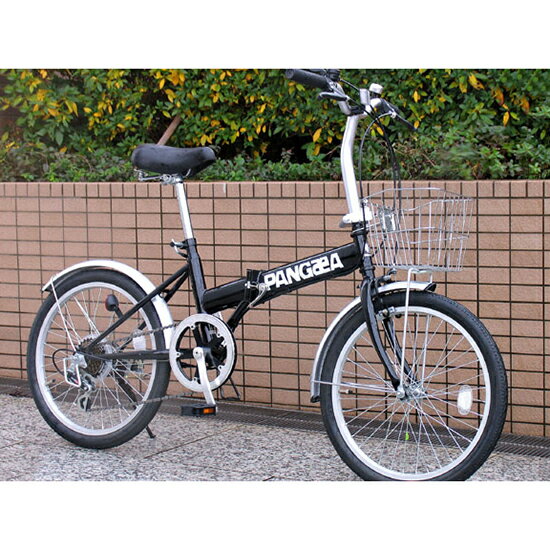 PANGAEA パンゲア ロビンソン 20インチ サイクリング 折りたたみ 折りたたみ自転車 ロビンソン カギ・カゴ・ライト付き ブラック ピンク グリーン 自転車(代引き不可)【送料無料】