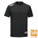 ローリングス 超伸 プレーヤーTシャツ AST10F01T ブラック/ホワイト L Rawlings 野球 ベースボール アパレル 練習着 スポーツ パンツ Tシャツ【送料無料】(4)