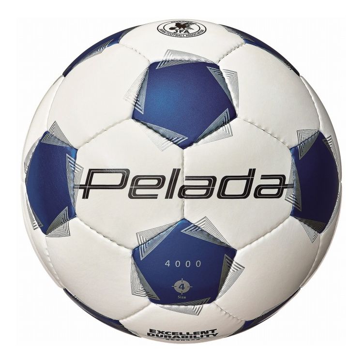 #1 Ball - ペレーダ4000 4号白青 モルテン サッカー フットサル ボール シャトル【送料無料】