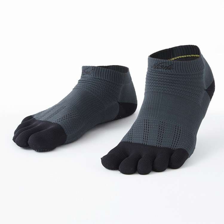 ニシ・スポーツ NISHI アスリート5フィンガー レーシングソックス 27 チャコール/ブラッ ランニング 陸上競技 靴下