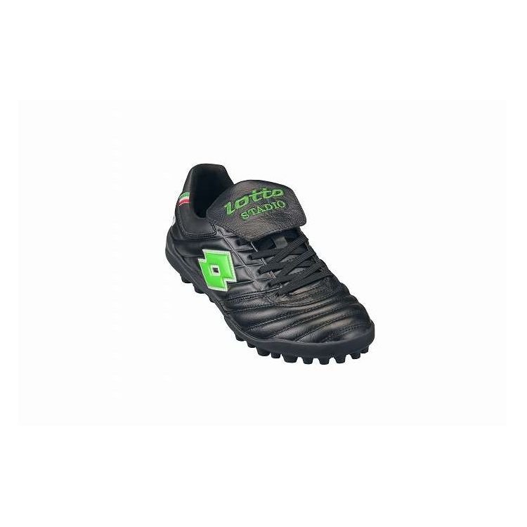 ロット LOTTO サッカー トレーニングシューズ 練習用シューズ トレシュー STADIO JP TURF BKGR 25.0 2E 2026年モデル カンガルーレザー 天然皮革 ストレート ホールド LO-STADIO-3【送料無料】