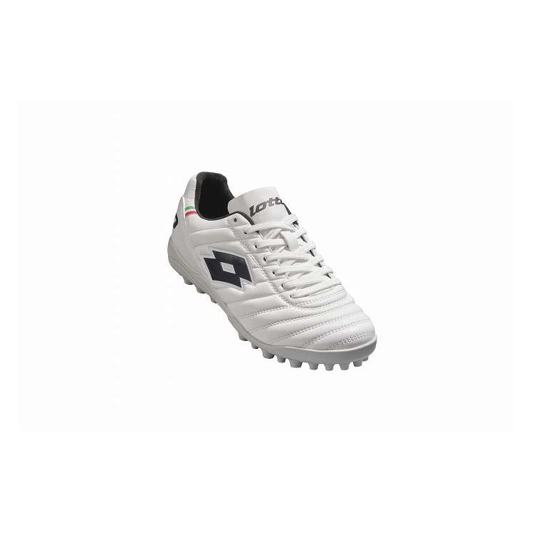 ロット LOTTO サッカー トレーニングシューズ 練習用シューズ トレシュー STADIO JP TURF 4E WHBK 26.0 4E 幅広 甲高 2026年モデル レザー 人工皮革 ストレート ホールド LO-STADIO-4【送料無料】