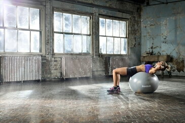 Reebok リーボック ジムボール 65cm ツートン RAB-40016BL フィットネス トレーニング エクササイズグッズ【S1】