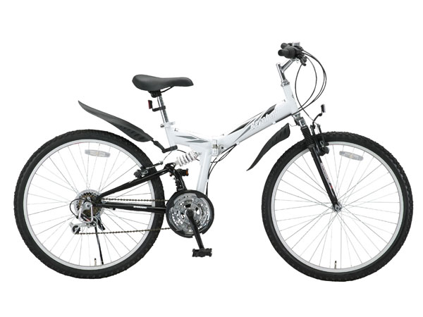 レイチェル RAYCHELL 折りたたみ自転車 MTB-2618R-WH ホワイト【送料無料】