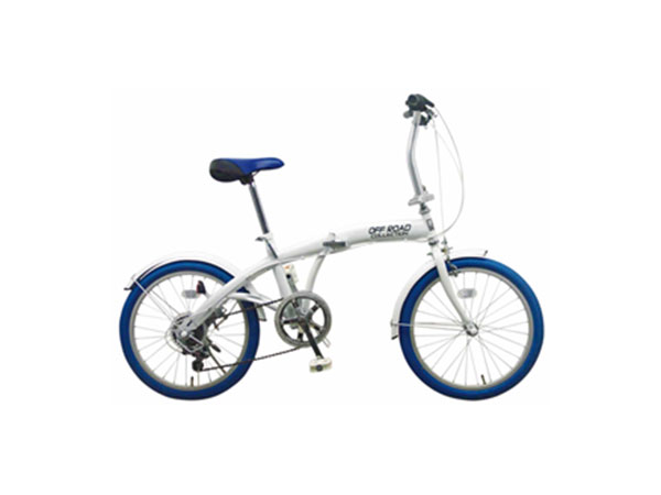 20インチ 折りたたみ自転車 6段ギヤ カラータイヤ GFD-206T2WB【送料無料】