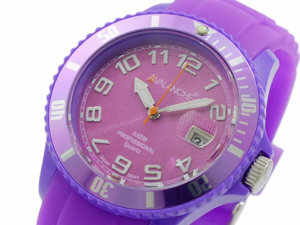 アバランチ AVALANCHE レディース 腕時計 AV-100S-VT-402009年に設立されたAVALANCHE（アバランチ）は、様々なシーンに合わせて選ぶことが出来るように、幅広いカラー展開をしています。お買い求め易い価格ながらも、...