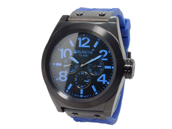 アバランチ AVALANCHE クオーツ メンズ 腕時計 AV1027-BUBK