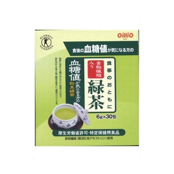 日清オイリオ 食事のおともに食物繊維入り緑茶 6g×30包 健康食品 日清オイリオグループ
