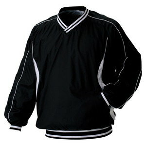 ZETT（ゼット） BOV300 長袖Vネックジャンパー（高校野球ルール対応品） 1911 ブラック×ホワイト M【送..