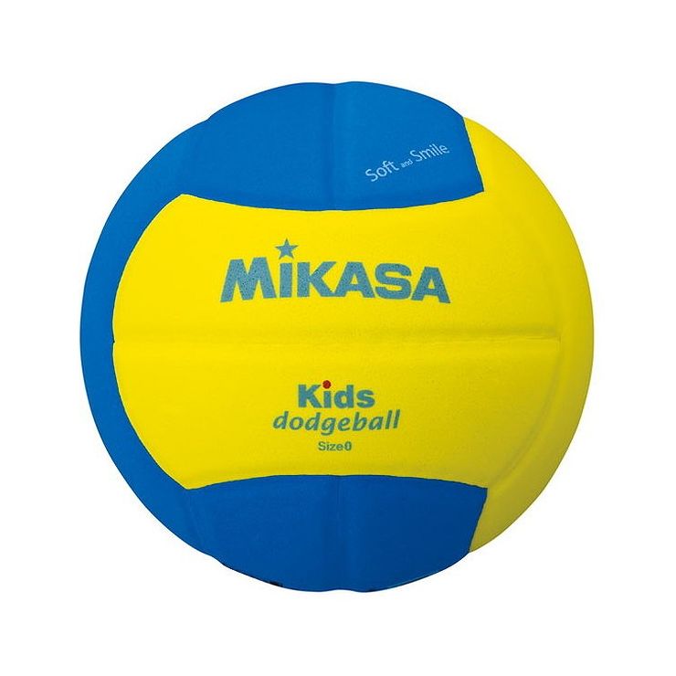 ミカサ(MIKASA) ドッジボール スマイルドッジボール0号 イエロー×ブルー SD00YBL【送料無料】