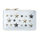 JIMMY CHOO ジミー チュウ NANCY LTR WHITE/METALLIC MIX コインケース ブランド 財布 小銭入れ レディース メンズ【送料無料】