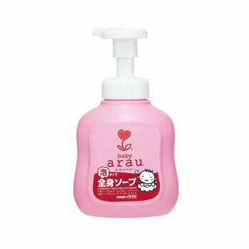 サラヤ アラウ. ベビー 泡全身ソープ 泡ポンプ付き 450ml