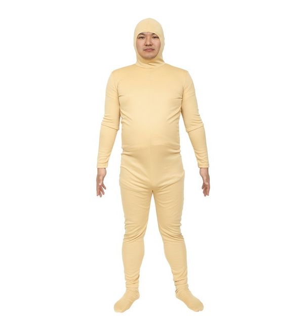 のびのび全身タイツくん 肌色 L(代引不可)