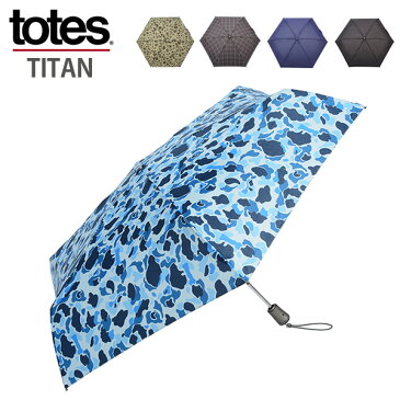 TOTES トーツ 折りたたみ傘 TOTES タイタン 55cm 4sec 8661メンズ レディース 自動開閉 ワンプッシュ オートマチック 雨具 日傘【送料無料】