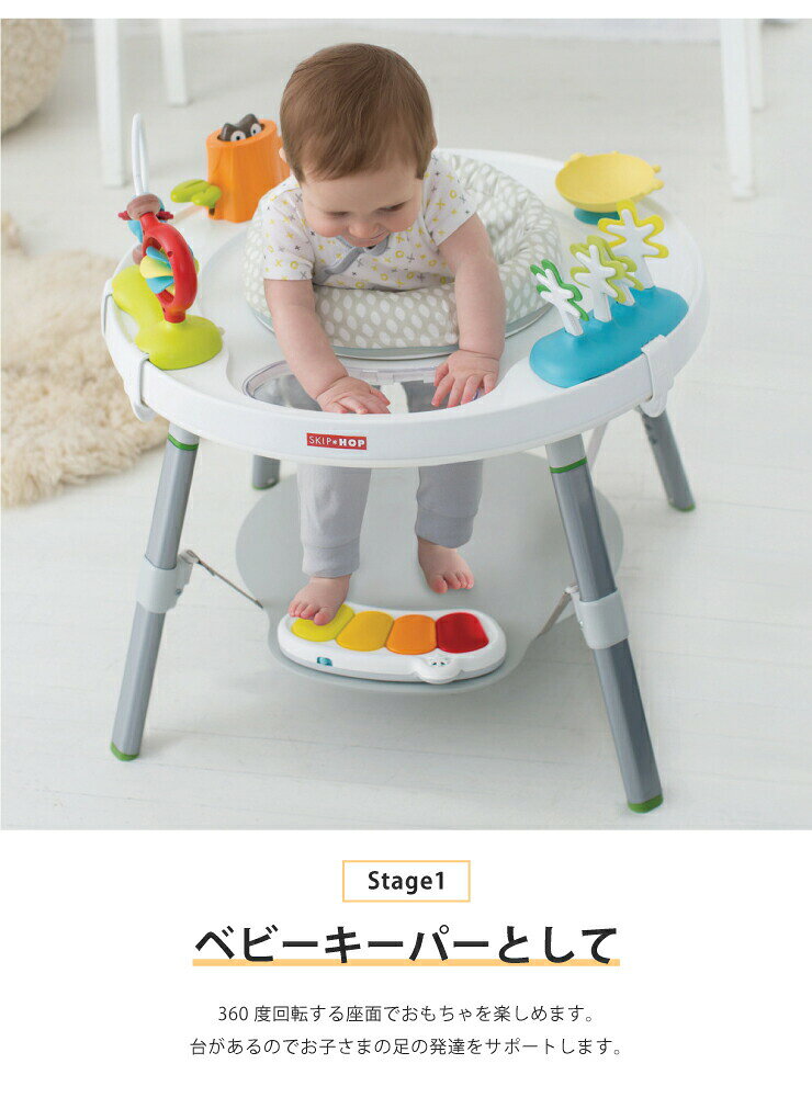 SKIP HOP �����åץۥå� 3���ơ��� �����ƥ��ӥƥ����󥿡� FTSH303325 �ץ쥤�ơ��֥� �� �٥ӡ������ѡ� ��������դ�������̵����