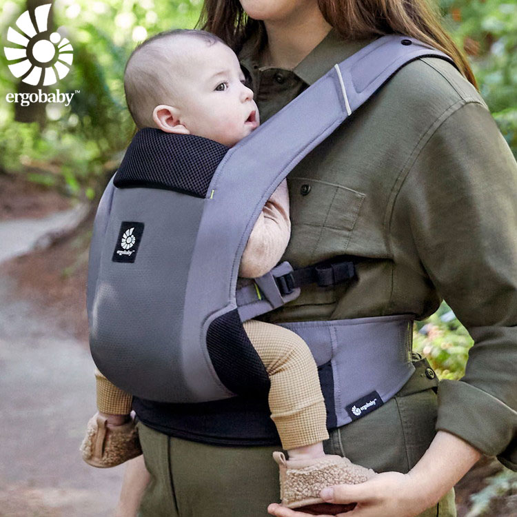 Ergobaby EBC AWAY グラファイトグレー 抱っこひも エルゴベビー 新生児 アウェイ 抱っこ紐 ベビーキャリア エルゴ ベビー キャリア ベビーグッズ プレゼント ギフト 出産祝い【送料無料】