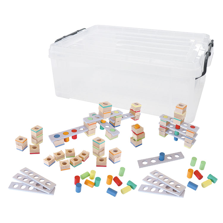 Feel Good Cubes Poton ポトン ボリュームセット 玩具 知育玩具 おもちゃ 遊び 室内遊び 知育 遊び方自由 遊び方さまざま たのしい 木製 木製玩具 おもちゃ 大容量(代引不可)【送料無料】