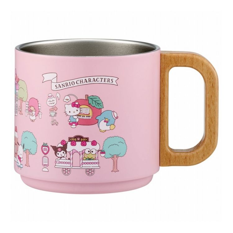 樂天商城 - サンリオ sanrio スタッキング ステンレスマグ 350ml 保温 保冷 持ち手付 コップ SSTMG3S SSTMG3S キャラクター スケーター skater【送料無料】