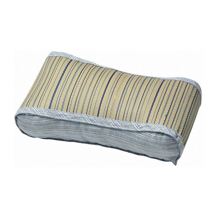 い草ウェーブ枕 涼仙(りょうせん) 約W35×D20×H10cm(代引不可)【送料無料】