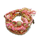 GeBJ nhCh 4{Zbg Ettika Handmade Bracelet Pink Spritzer fB[X uXbg ANZT[(s)y[ւőz