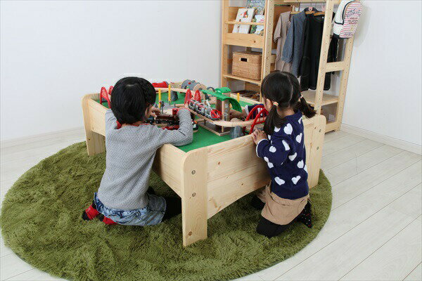 プレイテーブル 幅120cm テーブル PLAY TABLE 日本製 木製 子供 子ども机 つくえ ギフト プレゼント オシャレ 木製家具(代引不可)【送料無料】 [2]