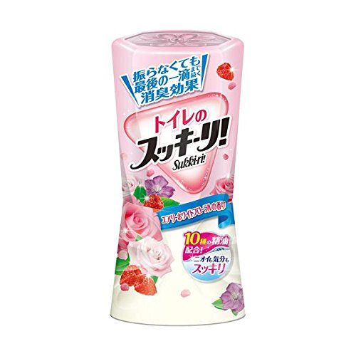 Rakuten - アース製薬 トイレのスッキーリ! Sukki-ri! エアリーホワイトフローラルの香り 400mL