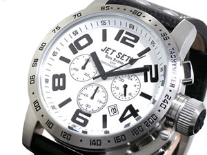 ジェットセット JETSET 腕時計 クロノグラフ メンズ J37571-117【送料無料】