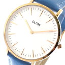 クルース CLUSE 腕時計 レディース CL18033 クォーツ ホワイト スカイブルー【送料無料】
