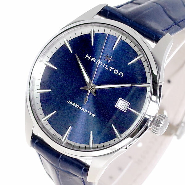ハミルトン HAMILTON 腕時計 メンズ H32451641 ジャズマスター クォーツ ネイビー【送料無料】