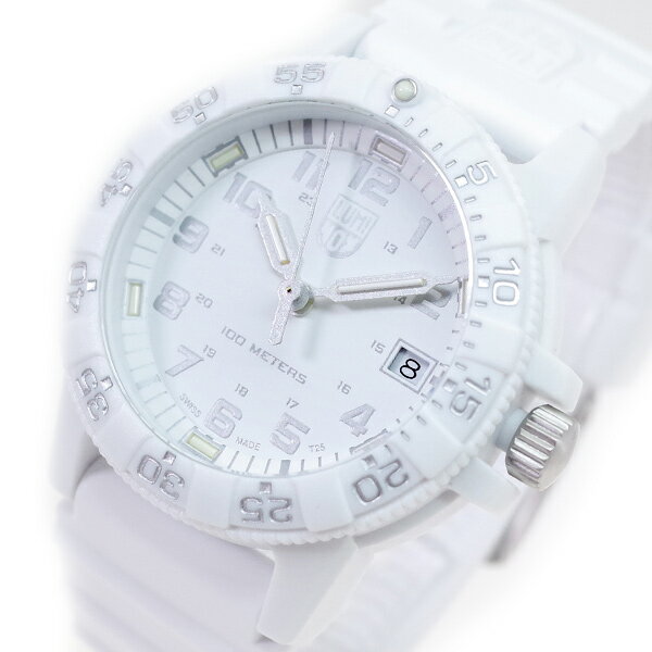 ルミノックス LUMINOX 腕時計 レディース 0307 WHITEOUT SEA TURTLE クォーツ ホワイト【送料無料】