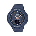 JVI CASIO rv fB[X BSA-B100-2AJF BABY-G NH[c lCr[Kyz