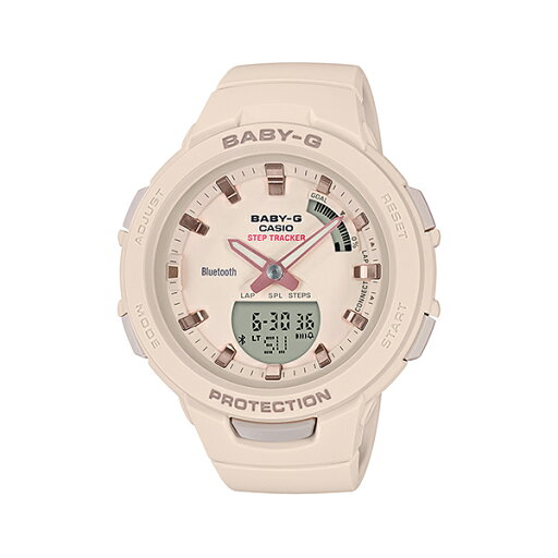 カシオ CASIO 腕時計 レディース BSA-B100-4A1JF BABY-G クォーツ ピンクベージュ国内正規【送料無料】 カシオ CASIO 腕時計 レディース BSA-B100-4A1JF BABY-G クォーツ ピンクベージュ国内正規【送料無料】