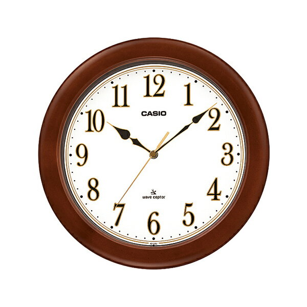 カシオ CASIO 掛時計 メンズ レディース IQ-1105J-5JF ブラウン国内正規