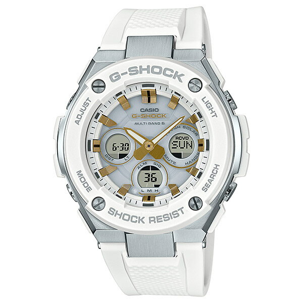 カシオ CASIO 腕時計 メンズ GST-W300-7AJF G-SHOCK クォーツ シルバー ホワイト国内正規【送料無料】