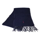 ポロラルフローレン POLO RALPH LAUREN マフラー メンズ レディース PC0455-433 ネイビー チャコール
