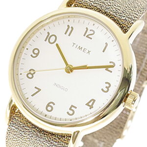 タイメックス TIMEX 腕時計 メンズ レディース TW2R92300 WEEKENDER ウィークエンダー クォーツ アイボリー ゴールド