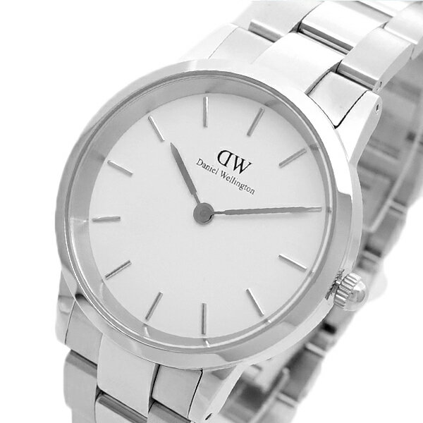 樂天商城 - ダニエルウェリントン DANIEL WELLINGTON 腕時計 レディース DW00100207 Iconic Link 28mm クォーツ ホワイト シルバー